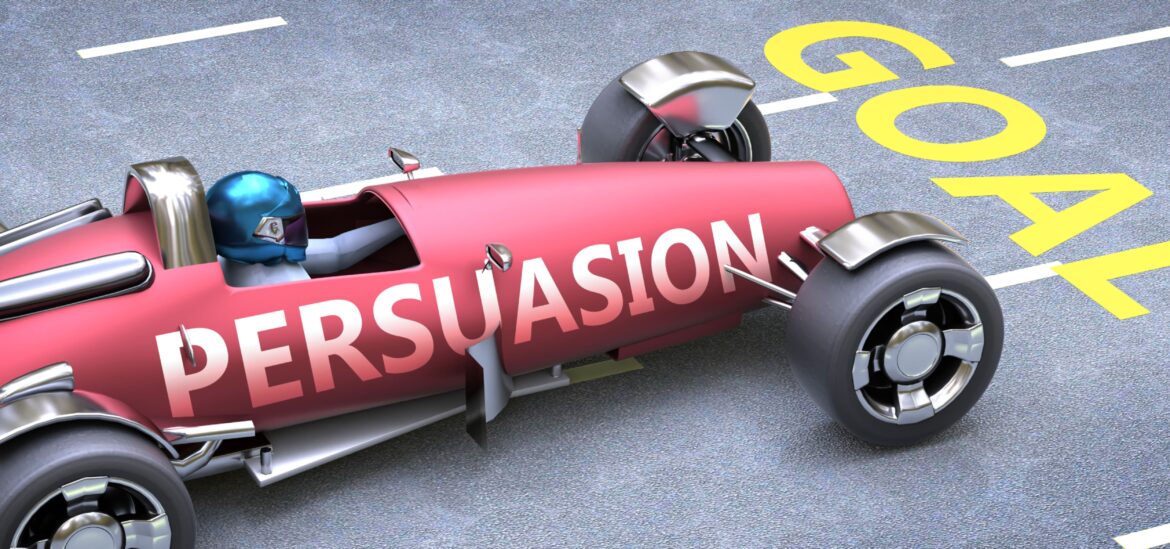 Persuasion: Avoiding the thing line of manipulation
